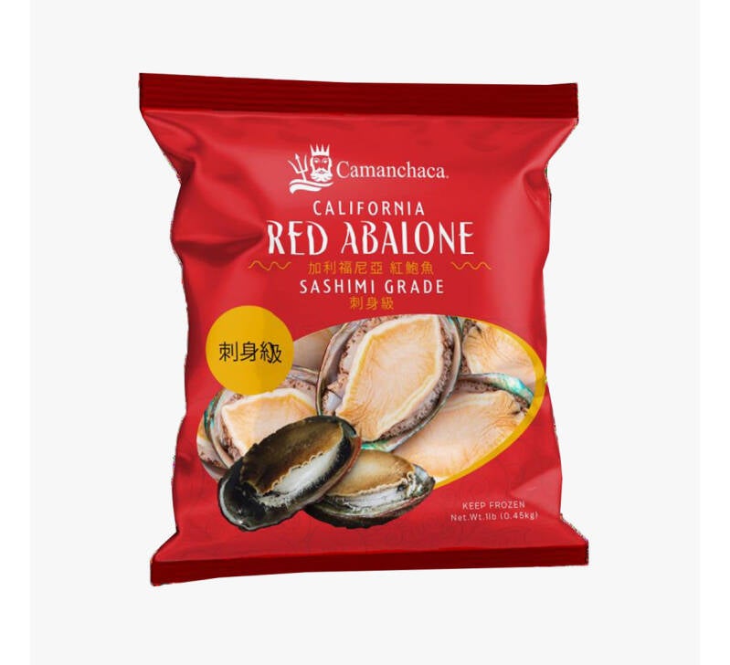  有壳刺身鲍鱼 3 / 5只装 20X1LB 1200