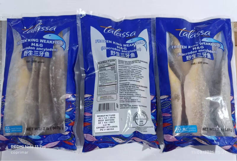 Frozen King Weakfish 三牙鱼 1x20LB  0029-0038