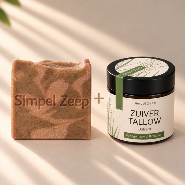 Zuiver Tallow Bundel | Tallow + Warm Hout Tallow Zeep