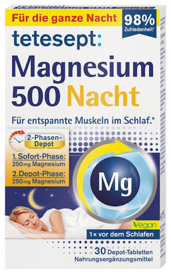 Tetesept Magnesium 500 Nacht
