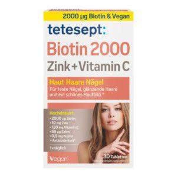 Tetesept Biotin 2000 Zink+Vitamic C