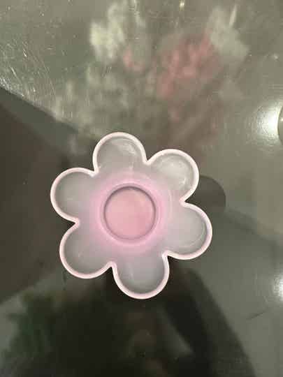 Teelichthalter Blumenform