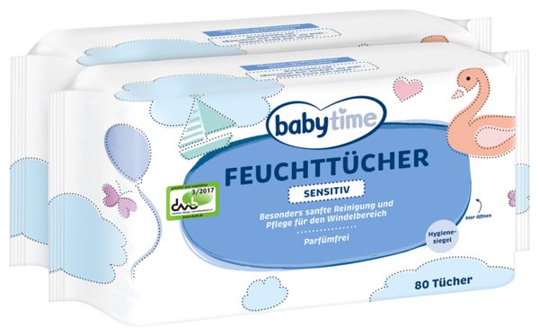 BABYTIME FEUCHTETÜCHER SENSITIV