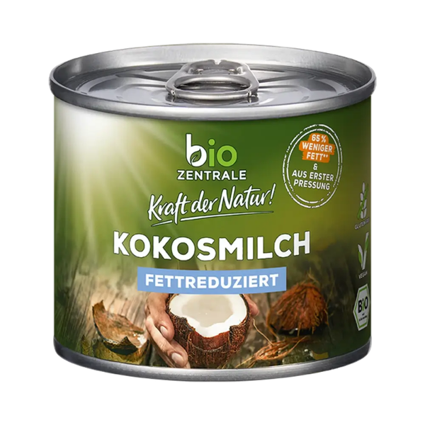 Bio zentrale Kokosmilch fettreduziert