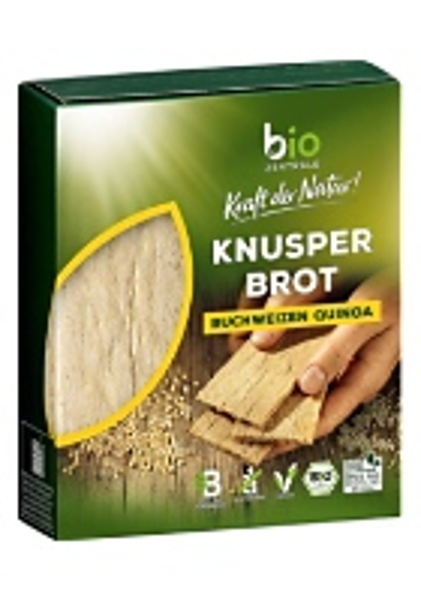 biozentrale Knusperbrot Buchweizen Quinoa