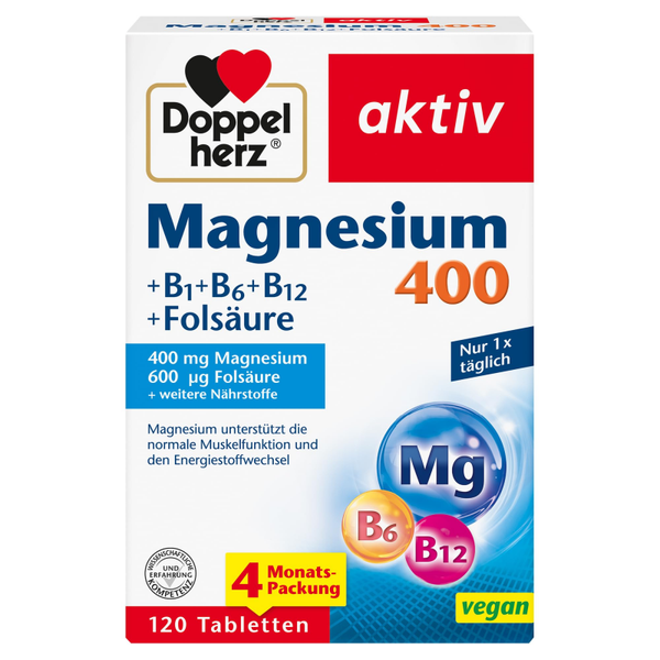 DOPPELHERZ MAGNESIUM 400