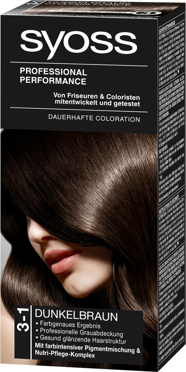 SYOSS COLOR 3-1 DUNKELBRAUN