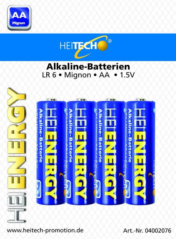 HEITECH ALKALINE BATTERIEN