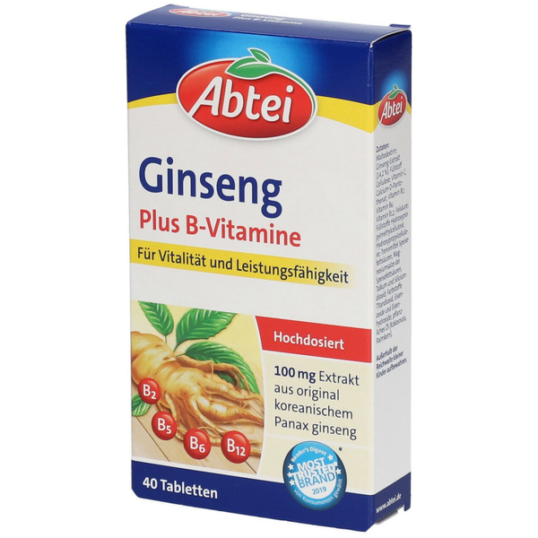 ABTEI GINSENG PLUS 40ST