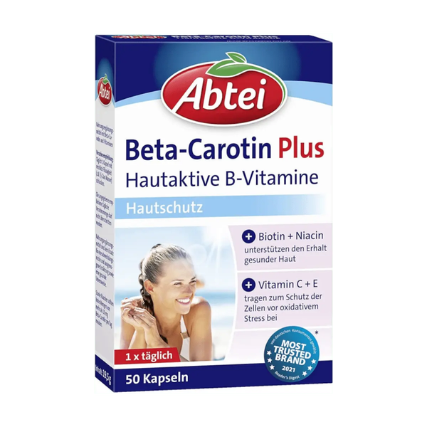 Abtei Beta-Carotin Plus Hautaktive B-Vitamine 50ST