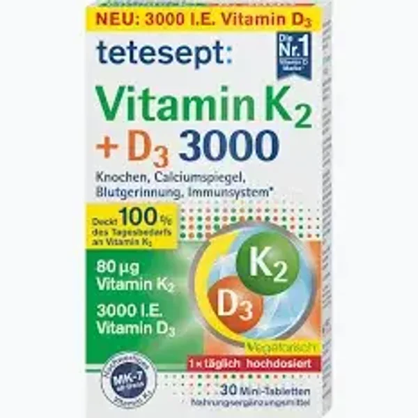 Tetesept Vitamin K2+D3 3000