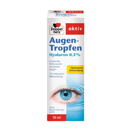 Doppelherz Augen-Tropfen Hyaluron 0,2%, 10 ml