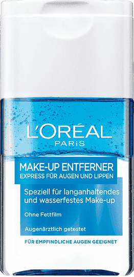 L'ORÉAL PARiS Augen Make-up Entferner Zwei-Phasen, 125 ml