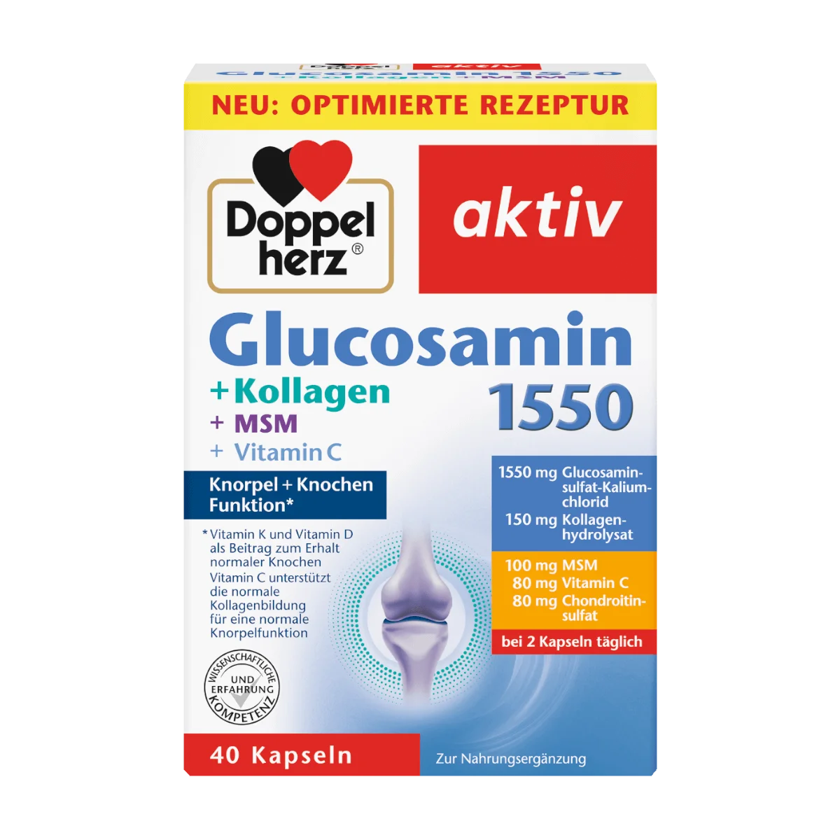 DOPPELHERZ GLUCOSAMIN 1200 30TBL