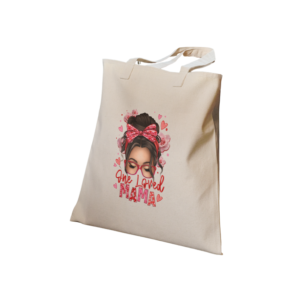 Draagtas met 'One loved mama'
