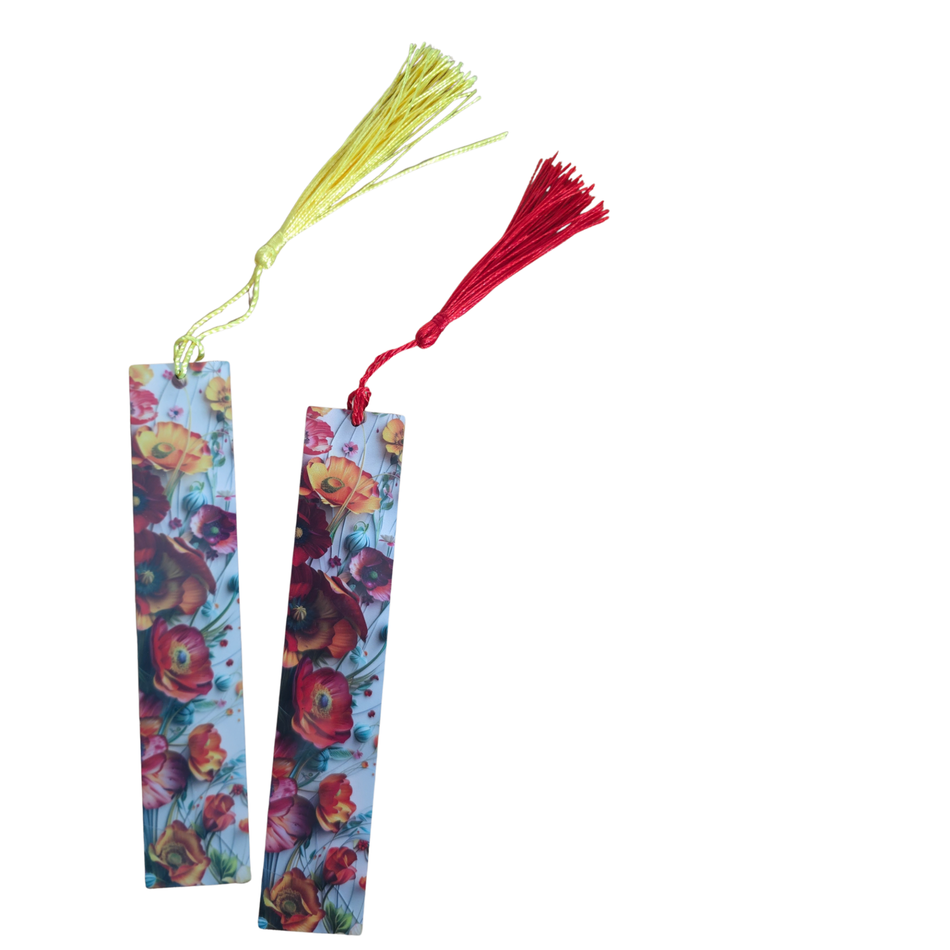 Bladwijzer met papaver en kwastje