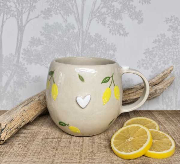 Tasse " Coeur Citron"
