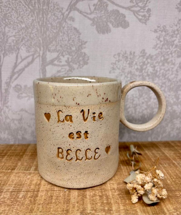 Grande tasse" La Vie est Belle"