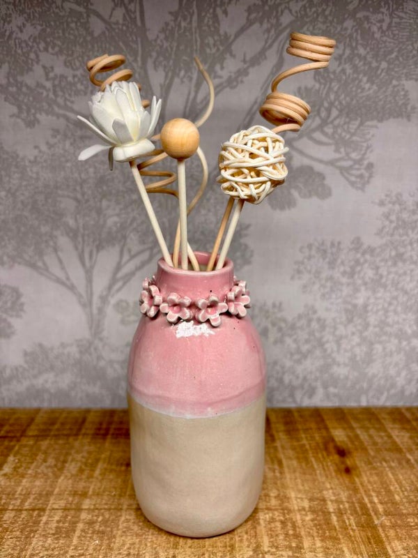 Vase rose