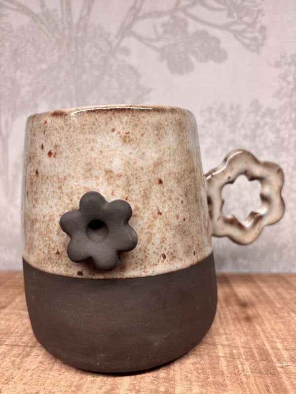 Grande tasse *anse fleur*