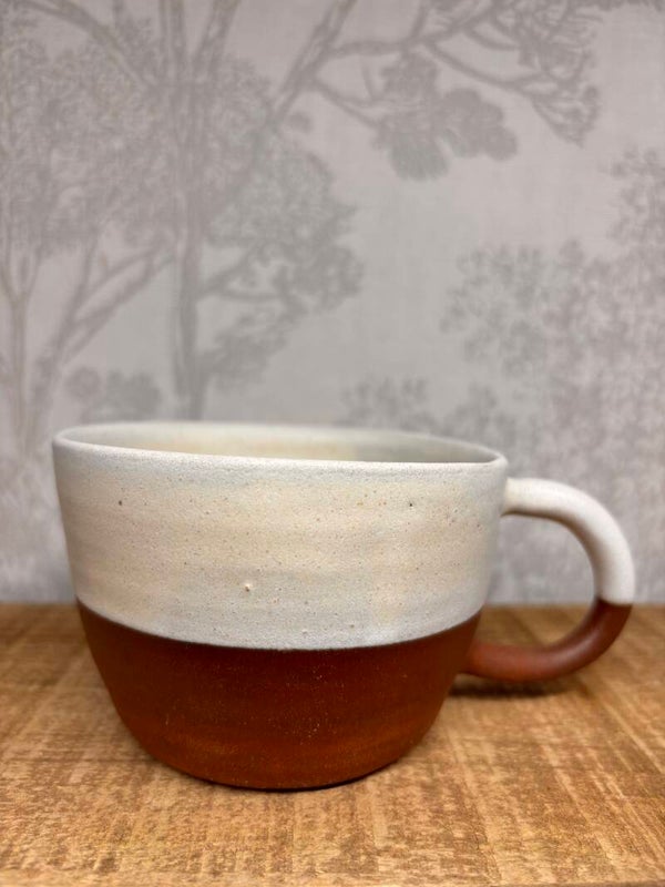 Tasse*Blanche et rousse *