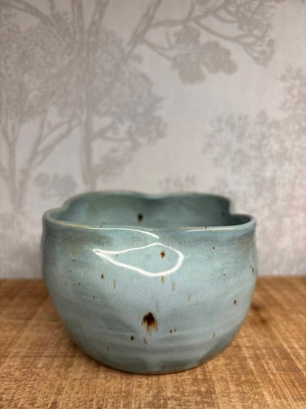 Bol fleur "bleu"