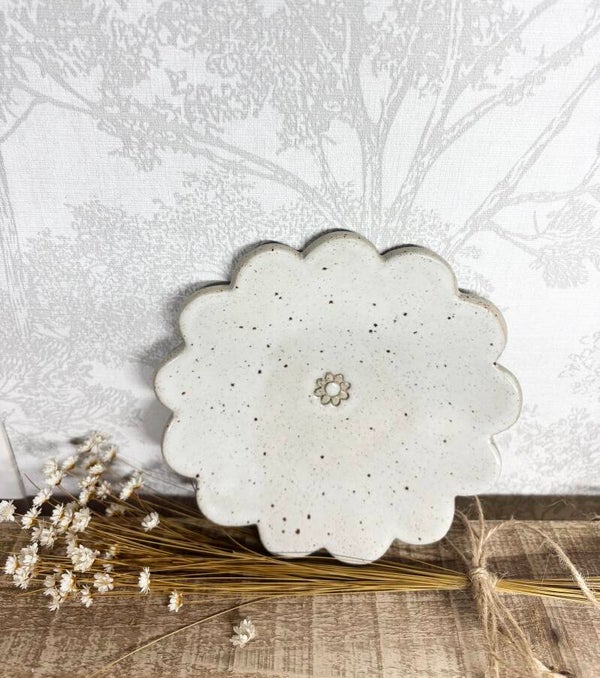 Assiette * dessert fleuri*
