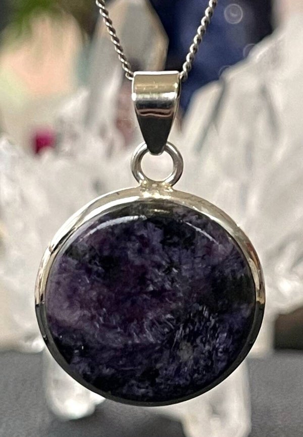 Charoiet hanger cabochon rond medium
