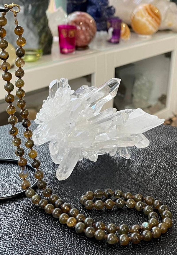 Labradoriet ketting cabochon