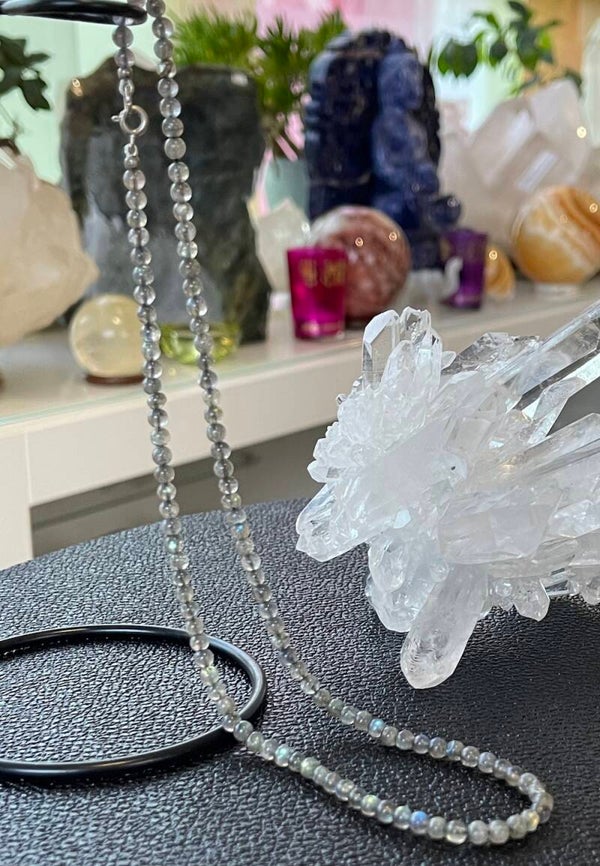 Labradoriet ketting cabochon
