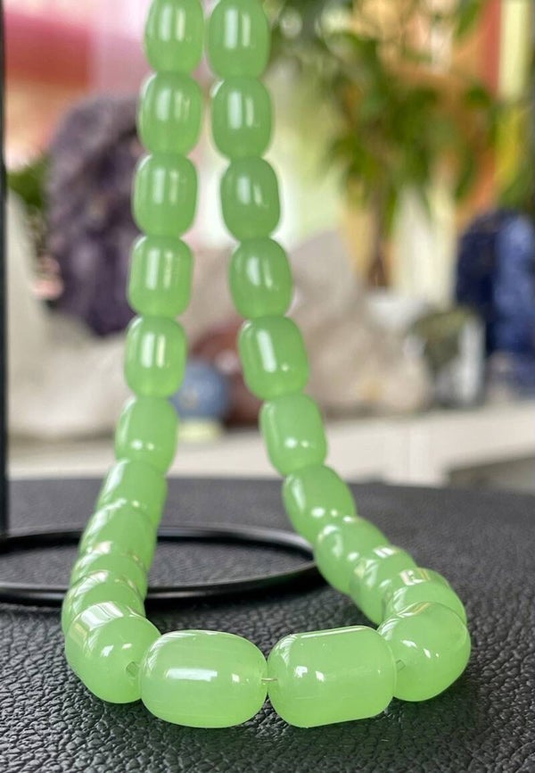 Jade ketting cabochon