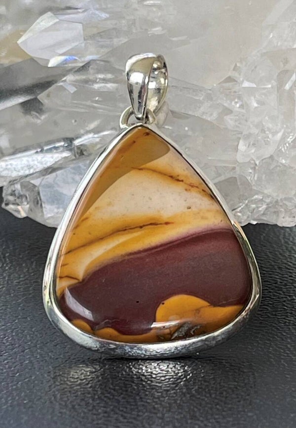 Mookaiet hanger cabochon druppel medium