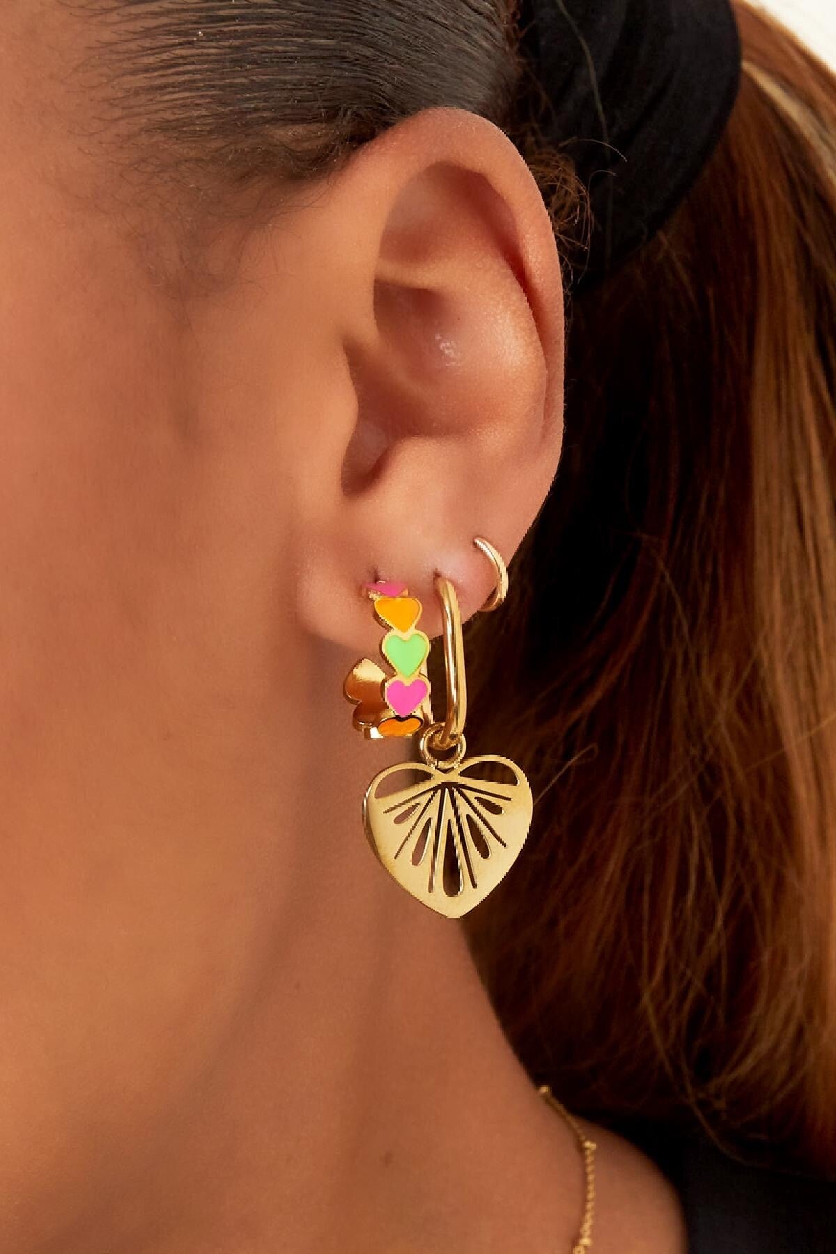 Oorbellen | Ovaal hart