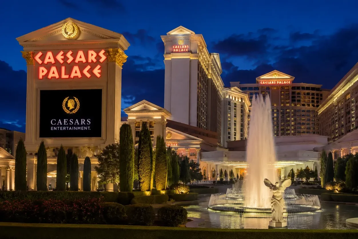 Cruise ship at sea representing Caesars Rewards members converting land casino status into cruise comp opportunities