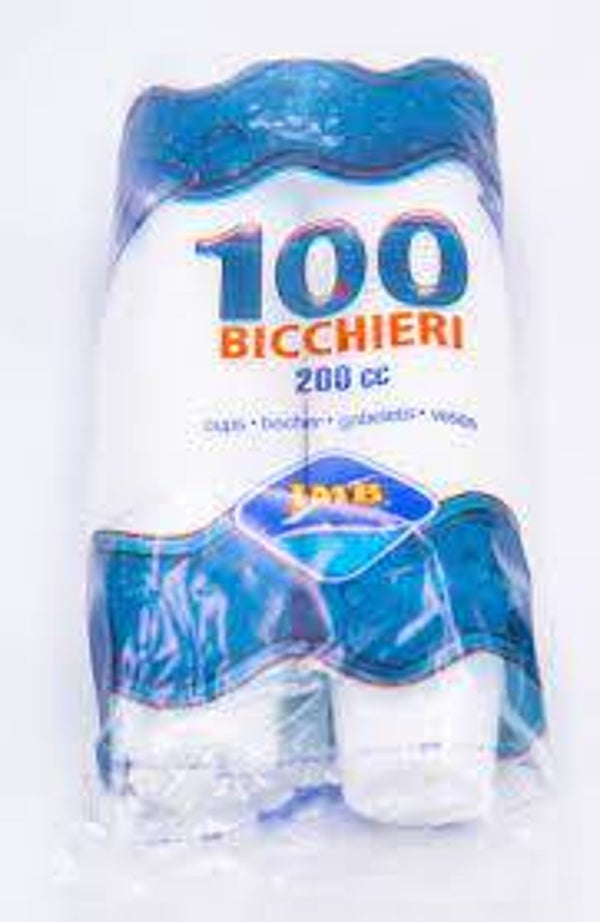 bicchieri di plastica 200ml