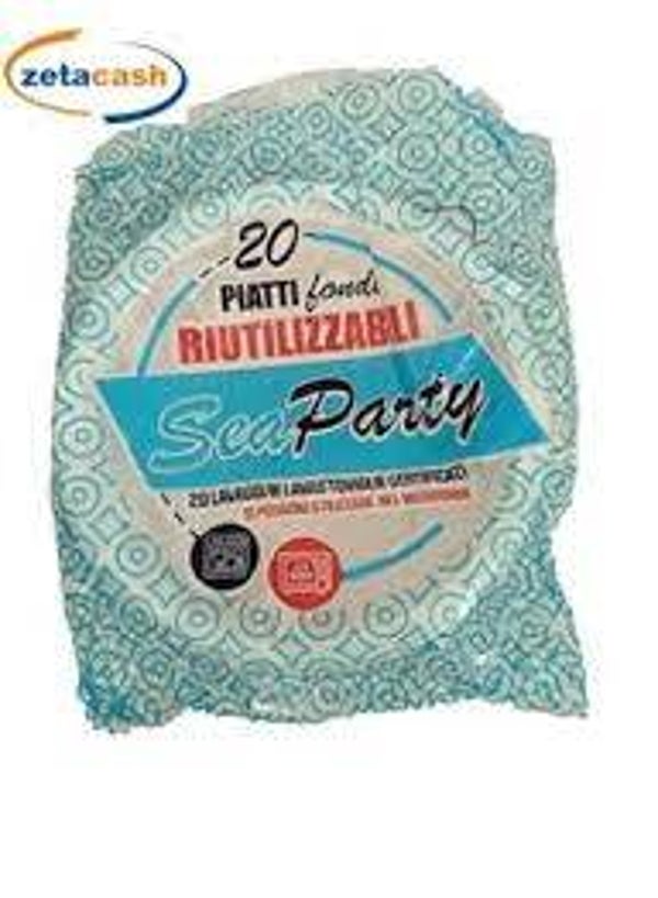 Piatti fondi seaparty 20 pz