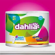 Carta igienica Dahlia 2 veli 4Rt