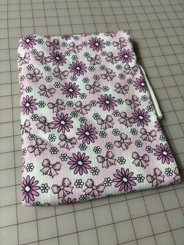 Pink Flower Bow Girl