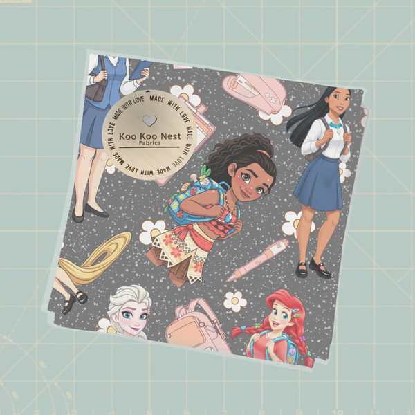 Back to school Princesses girl