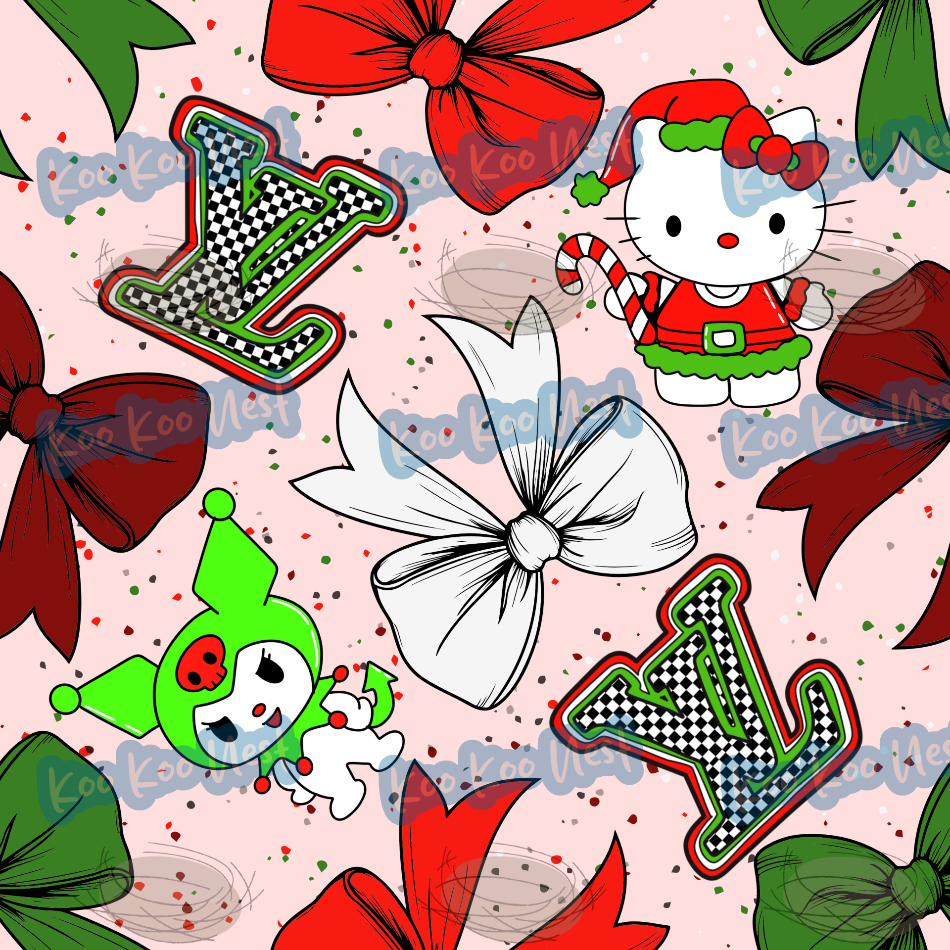 Boujee Christmas Hello