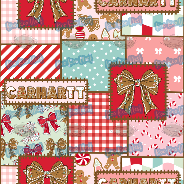 CH Christmas Gingerbread Girl Patchwork