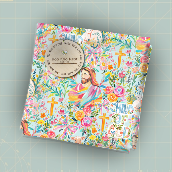 Child of God girl floral christian