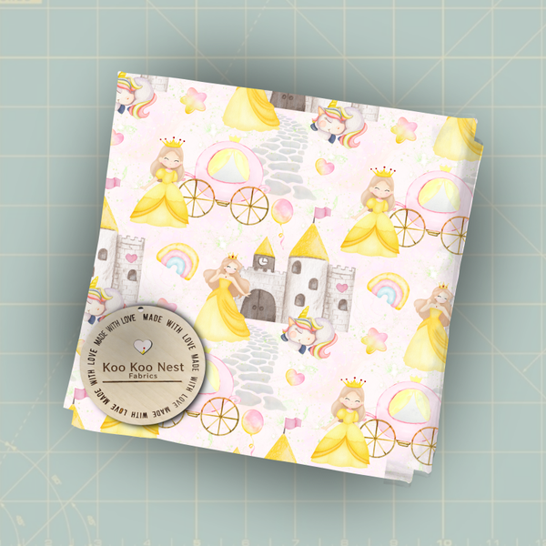 Yellow Princess Castle girl