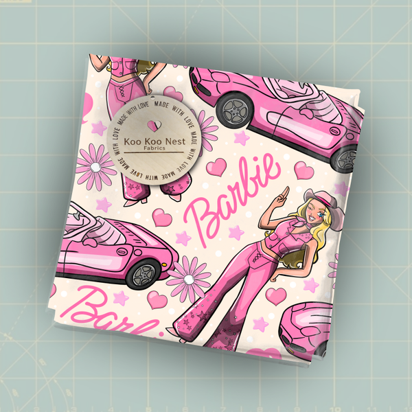 Barbie Cream Car Cow girl