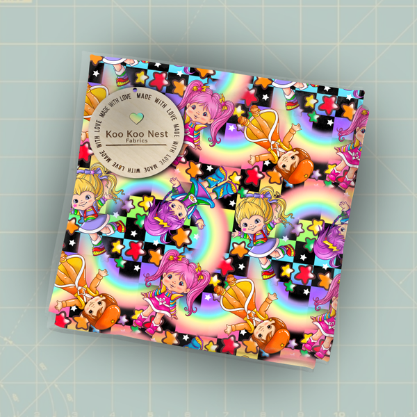 Rainbow Bright Cartoon Girl Rainbow