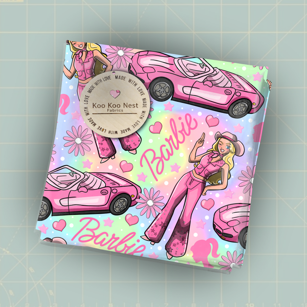 Barbie Car Cow girl country doll