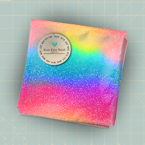 Honey Dukes BG rainbow glitter girl
