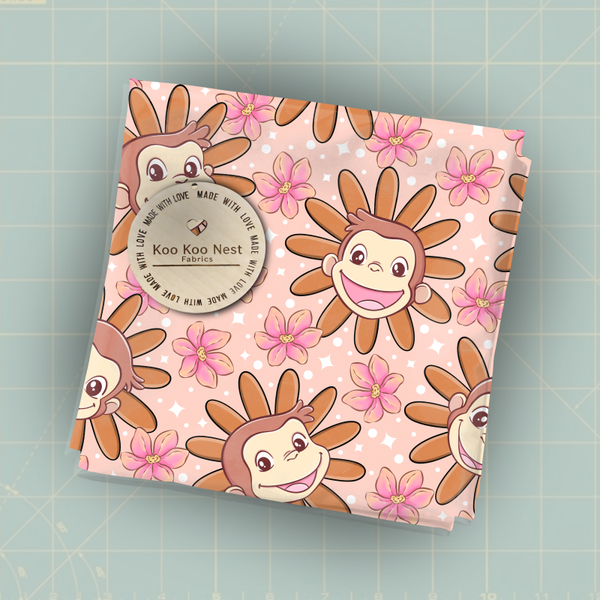 Monkey flower floral girl