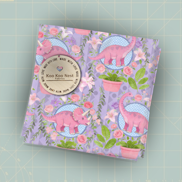 Dino Floral Dinosaur Girl