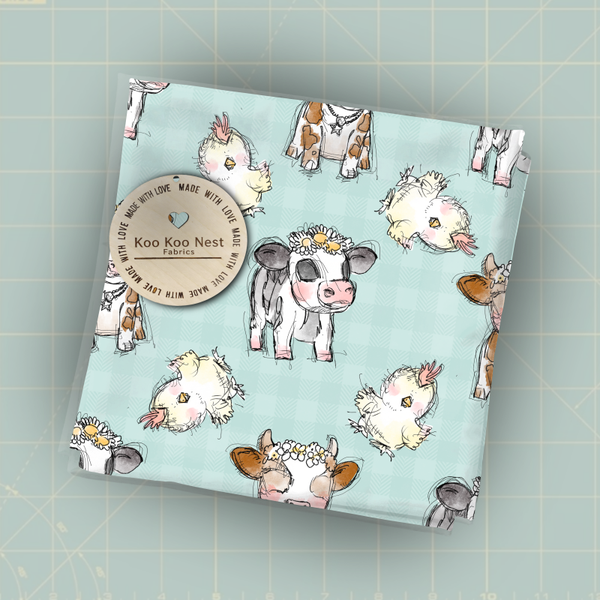 Farm Animals Boy girl baby